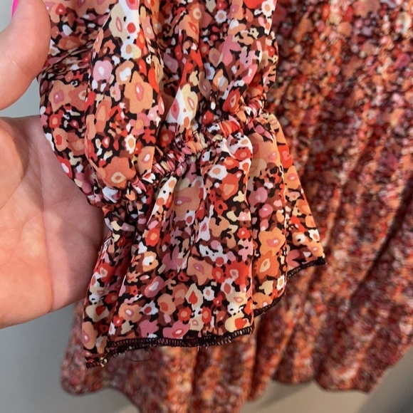 NWT OPT Long Sleeve Millions Boho Prairie Dress - Picture 4 of 8